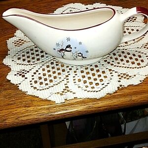 Royal Seasons stoneware gravy boat